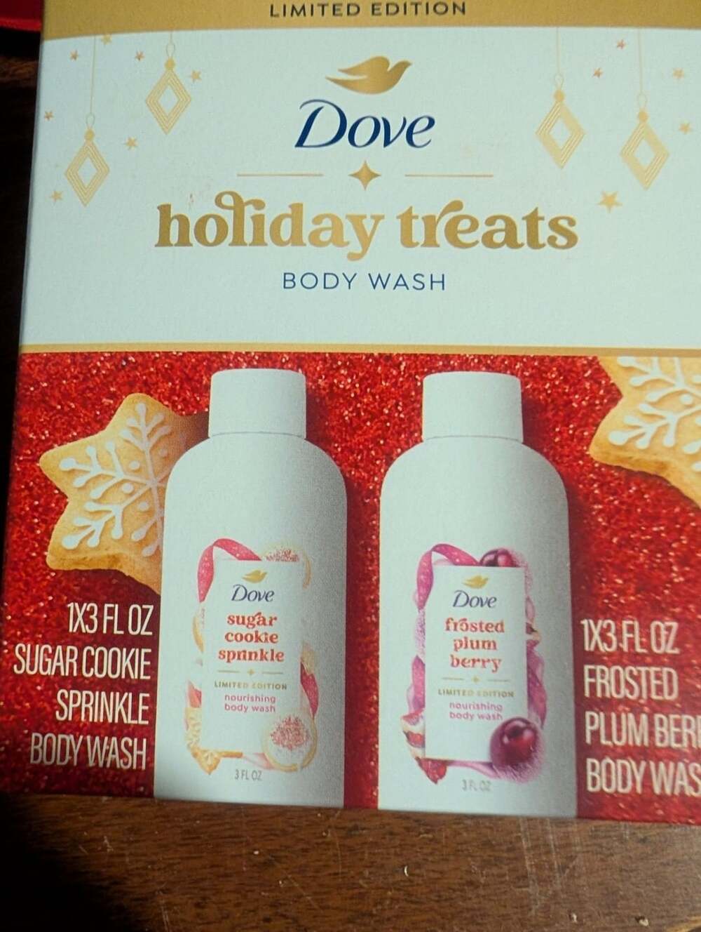 Dove  Body Wash Set - Sugar Cookie Sprinkle & Frosted Plum Berry 2-Pack